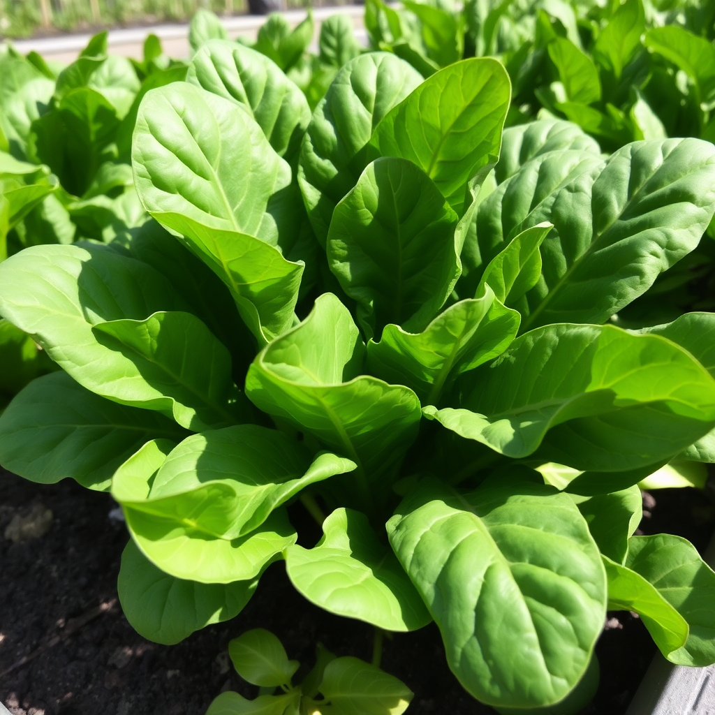 Spinach plant