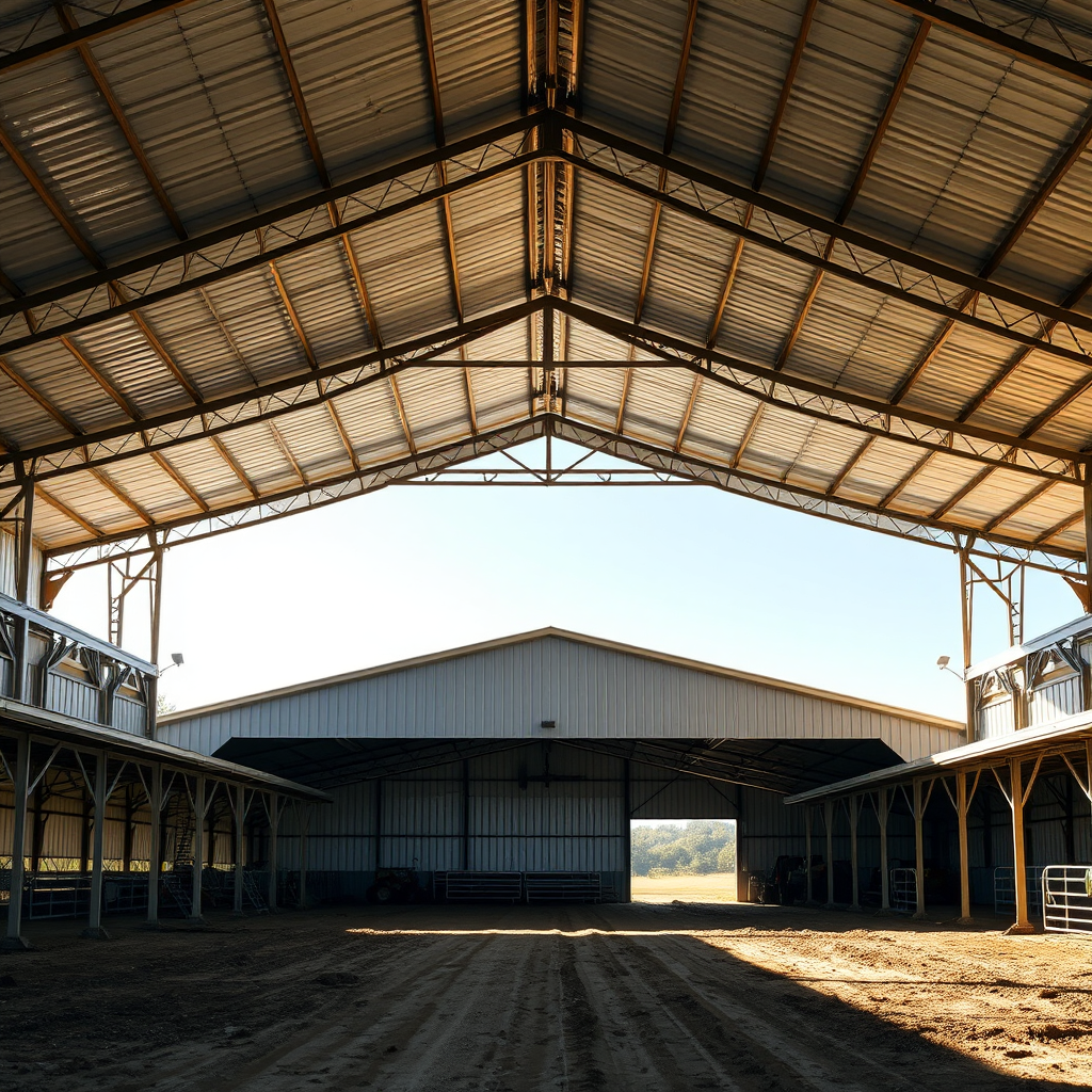 Durable Agricultural Steel Barn