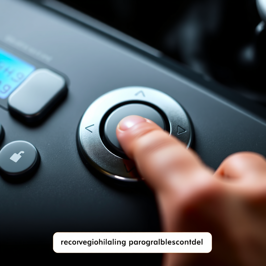 Focus on the control panel. Include ergonomic button placement and clarity to convey simple use.