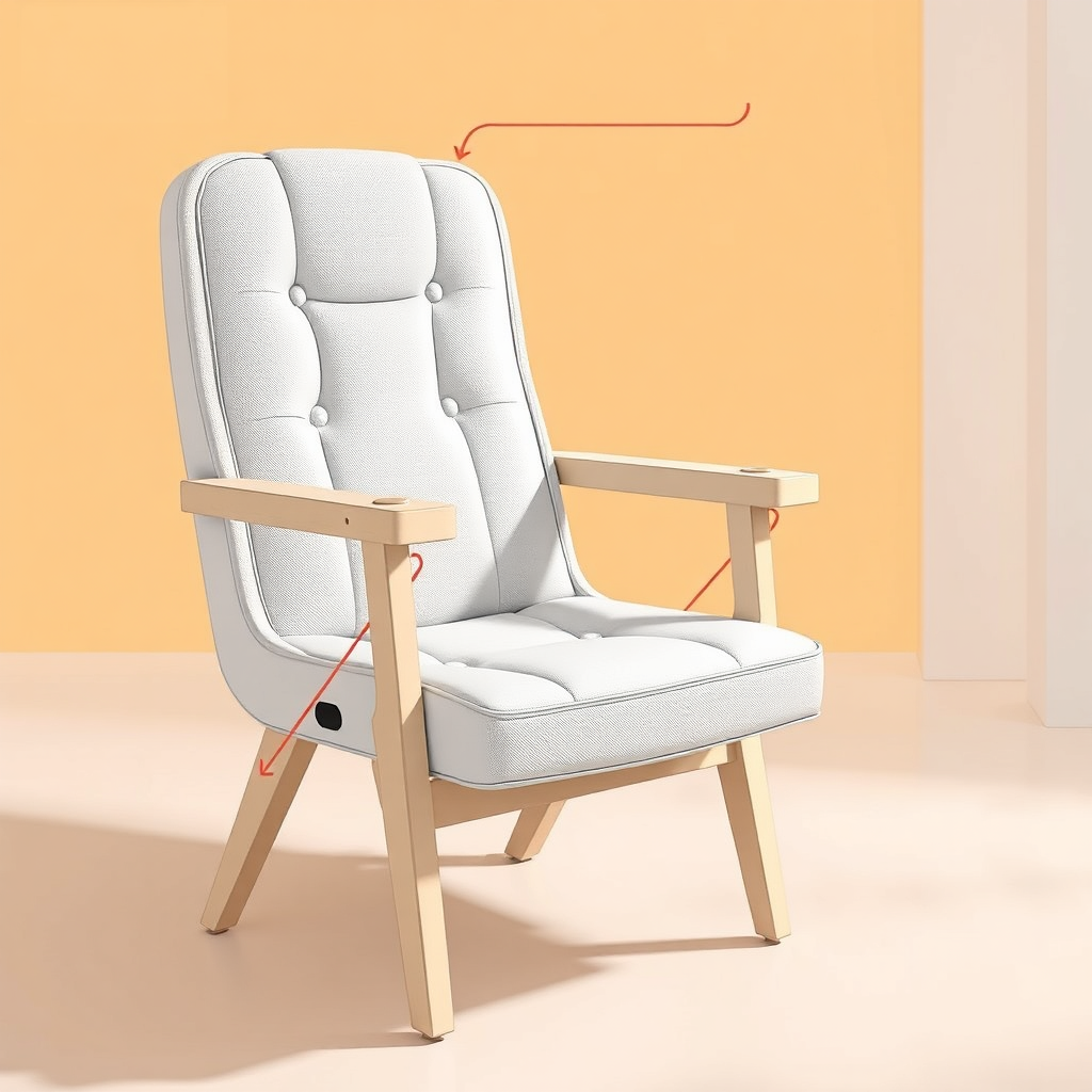 Top tier chair features shown via animation.