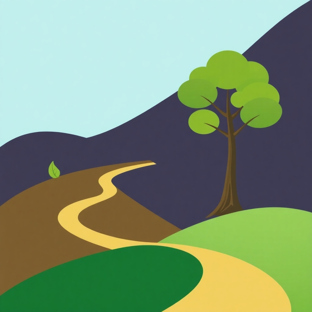 A stylized image depicting a path that starts with a small seed (representing initial investment) and grows into a large tree (representing long-term value).  The image can use a color palette that reflects growth, with greens, browns, and hints of gold.  The style should be conceptual, with a focus on growth and progression.