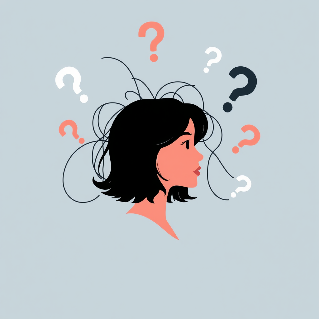 Illustration symbolizing dating anxiety