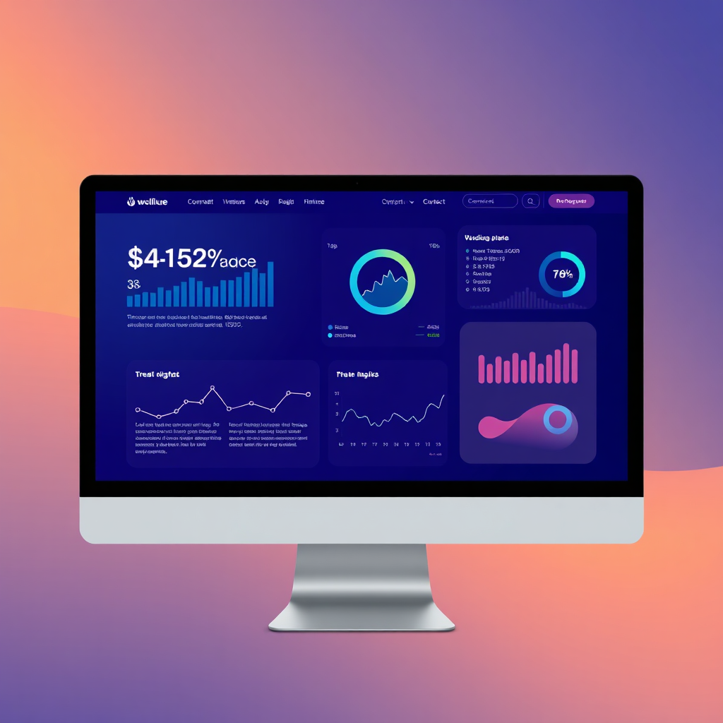 Corporate website design for a finance company