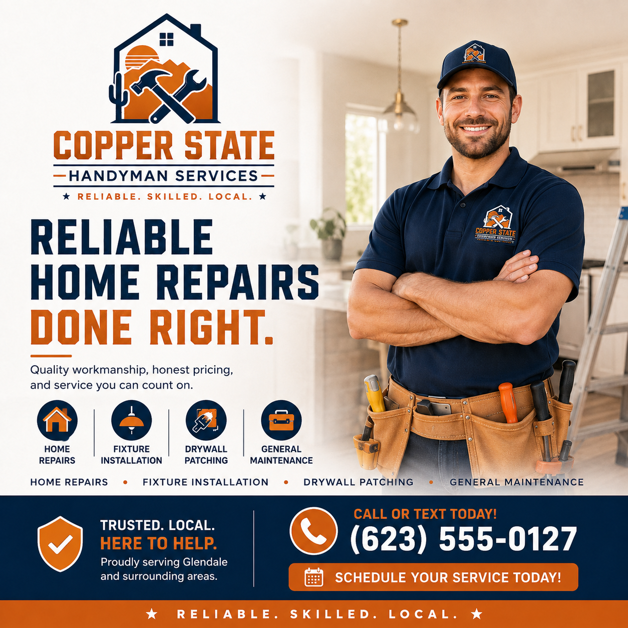 Copper State Handyman Services promotional image example