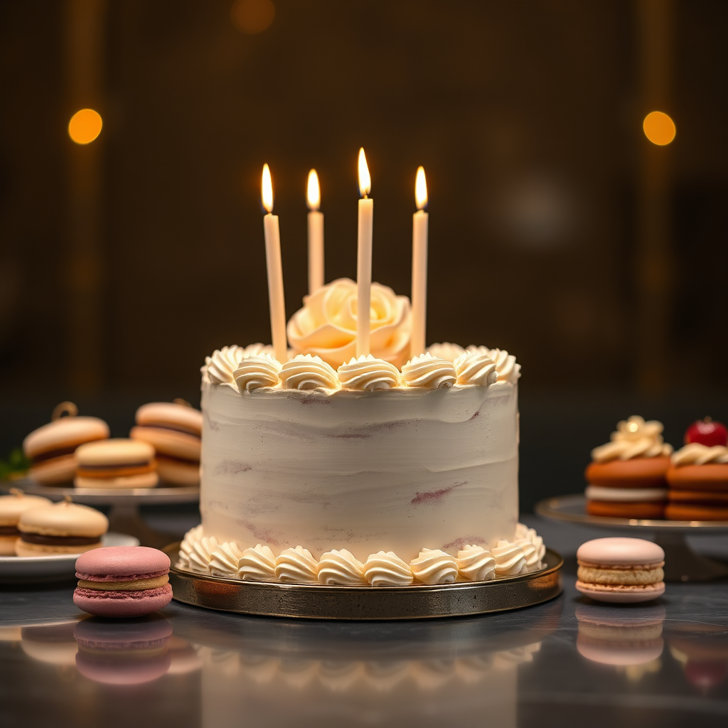 Decorated cake showcase