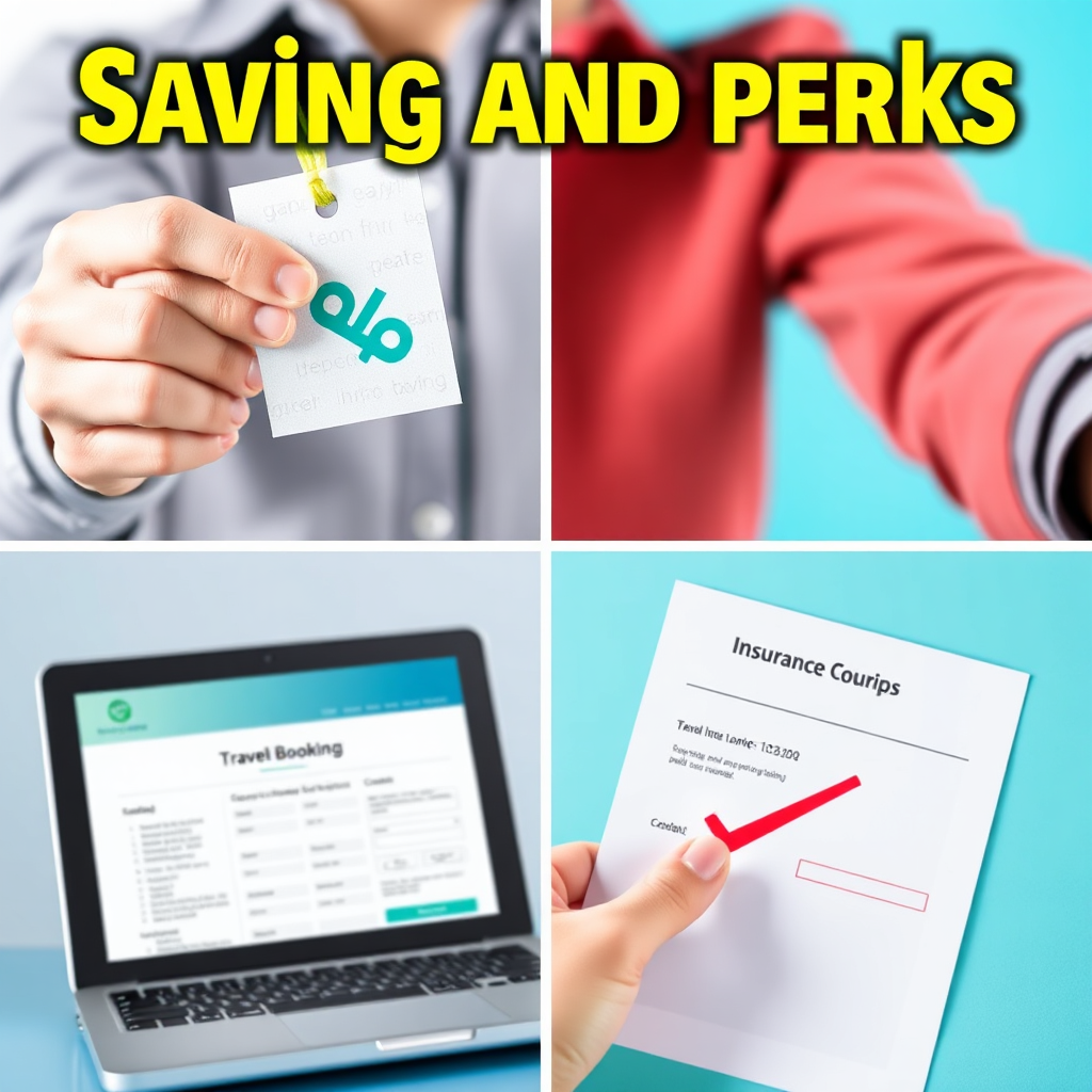 Savings and perks collage