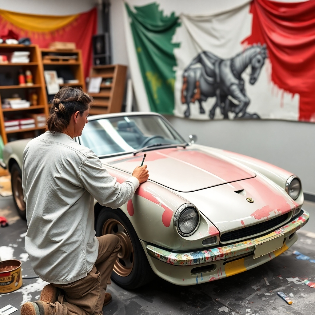Create a high-quality image showcasing several custom wrapped cars of different colors and designs.  4K resolution, bright and well-lit environment, variety of car makes and models. Focus should be on the quality of the wraps and the style options.