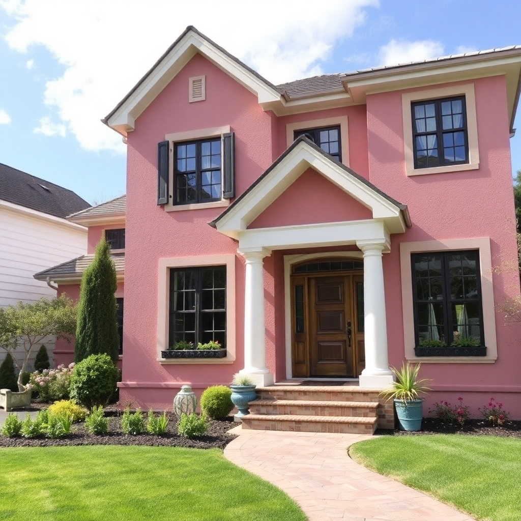A detailed image showcasing a skilled painter in action, demonstrating the precision of their craft. The painter is carefully applying intricate designs on a wall, surrounded by various paint cans and tools. The lighting is bright, accentuating the vibrancy of the paint colors. The background hints at partially completed decor, suggesting transformation. The angle focuses on the painter's hands and brush, capturing the artistry involved. The style gives a nod to craftsmanship with a modern touch.