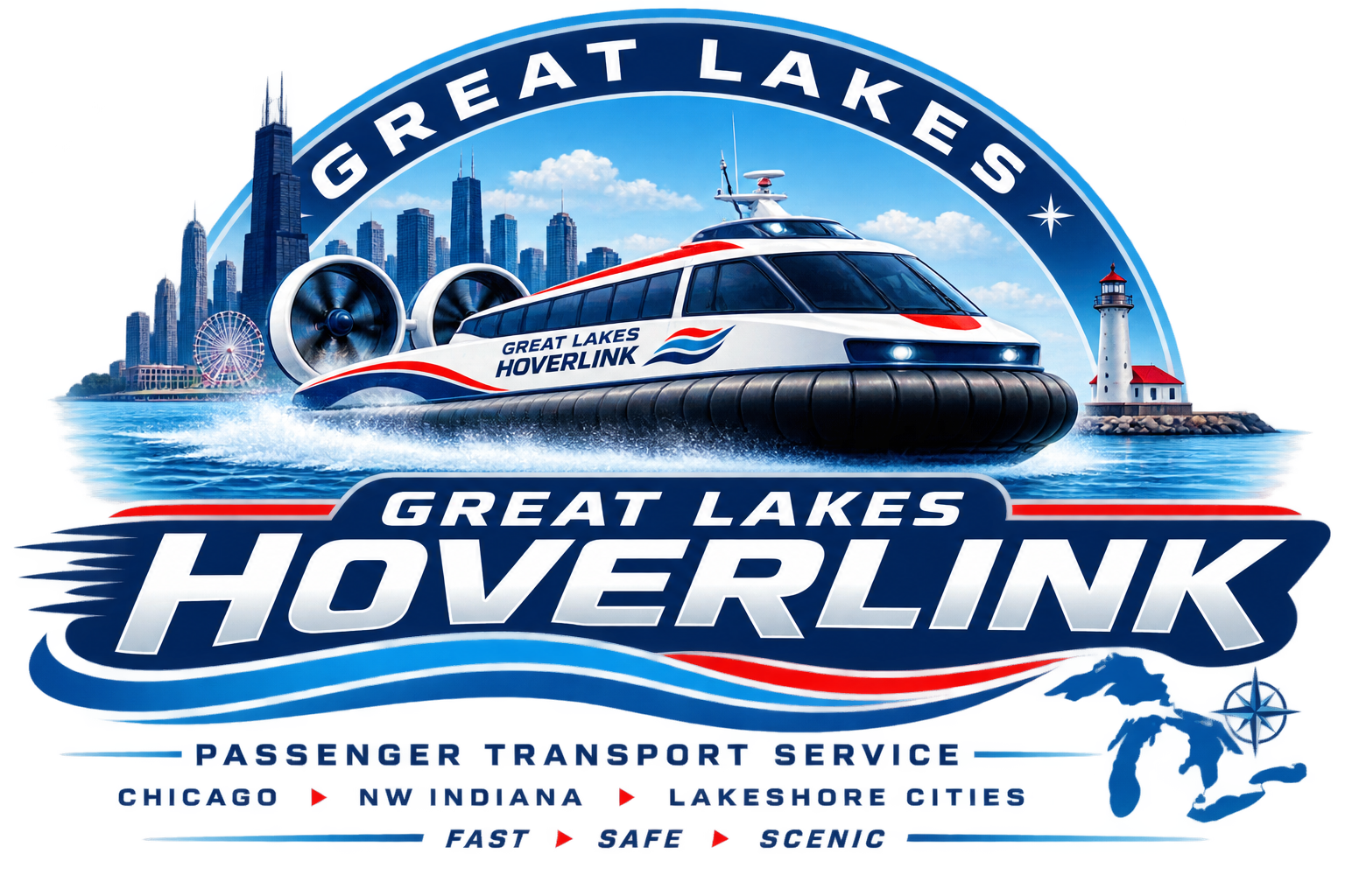Great Lakes Hover Transit Logo