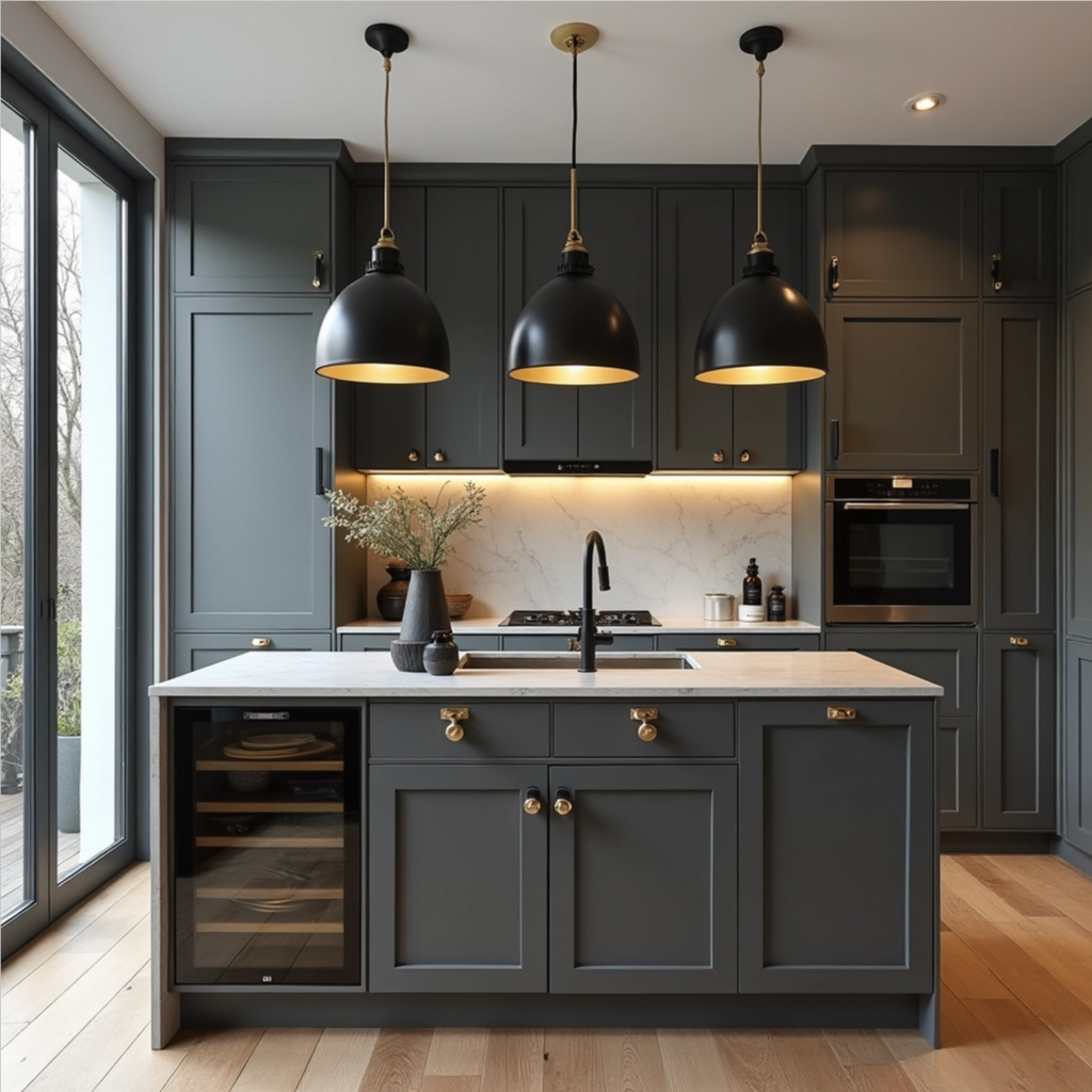 Matte Black & Mixed Metal