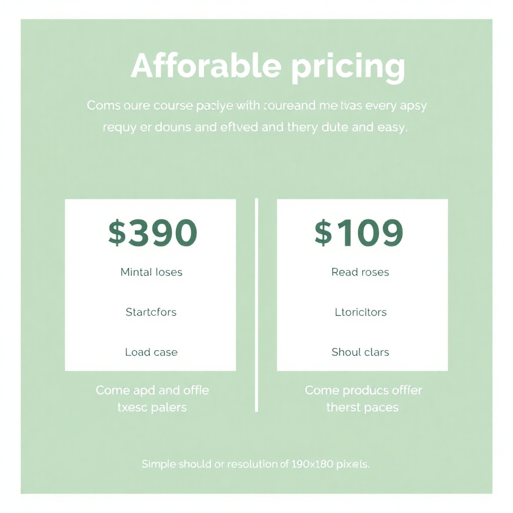 A simple graphic showing affordable pricing, possibly with a comparison against other course providers. The image should have a resolution of 1920x1080 pixels.