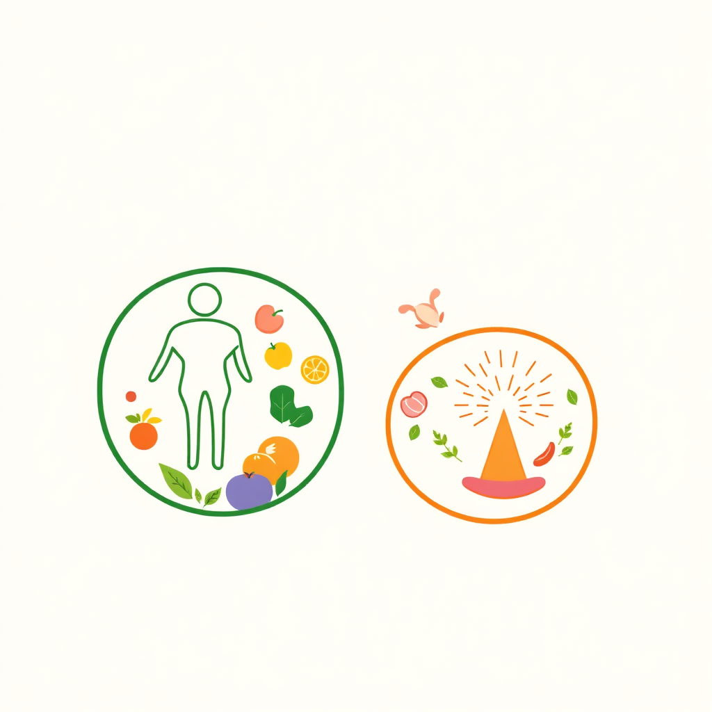 A stylized image representing 'Happy Grow Life'. The image should feature three interconnected circles, each representing the body, mind, and spirit. Inside the 'body' circle, depict healthy food and physical activity icons. Inside the 'mind' circle, show symbols of learning, creativity, and mindfulness. Inside the 'spirit' circle, portray symbols of nature, meditation, and connection. The circles should be rendered in a vibrant and harmonious color palette, with a sense of movement and flow. Use a clean and modern design style. The background should be a soft, gradient color. Technical specs: 4K resolution, high quality rendering.