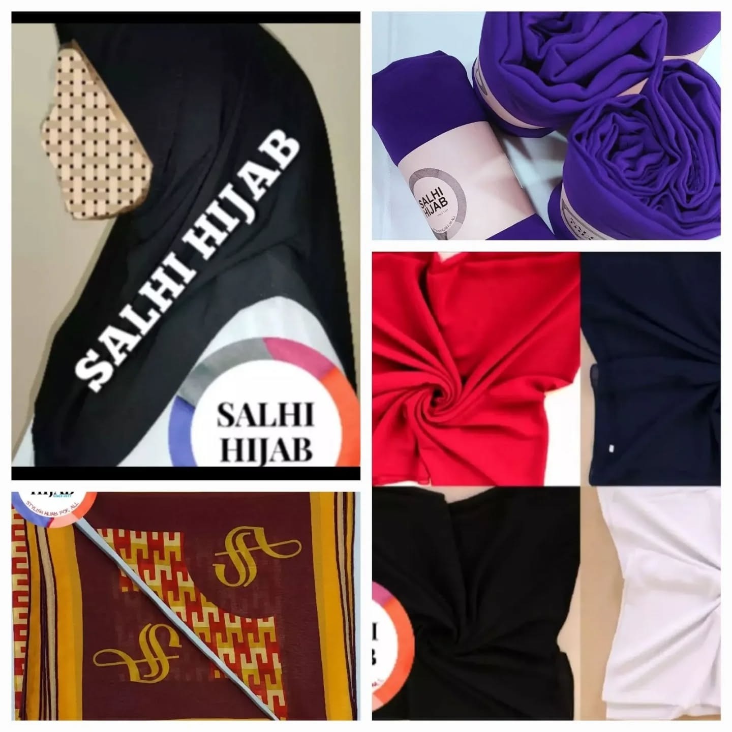 A close-up shot of a designer's hands sketching a hijab design. The background is filled with fabric swatches and design tools. The lighting is bright and focused. The color palette is vibrant and creative. Style reference: fashion design photography. Technical specs: high resolution, macro lens, focus on the details of the sketching process.