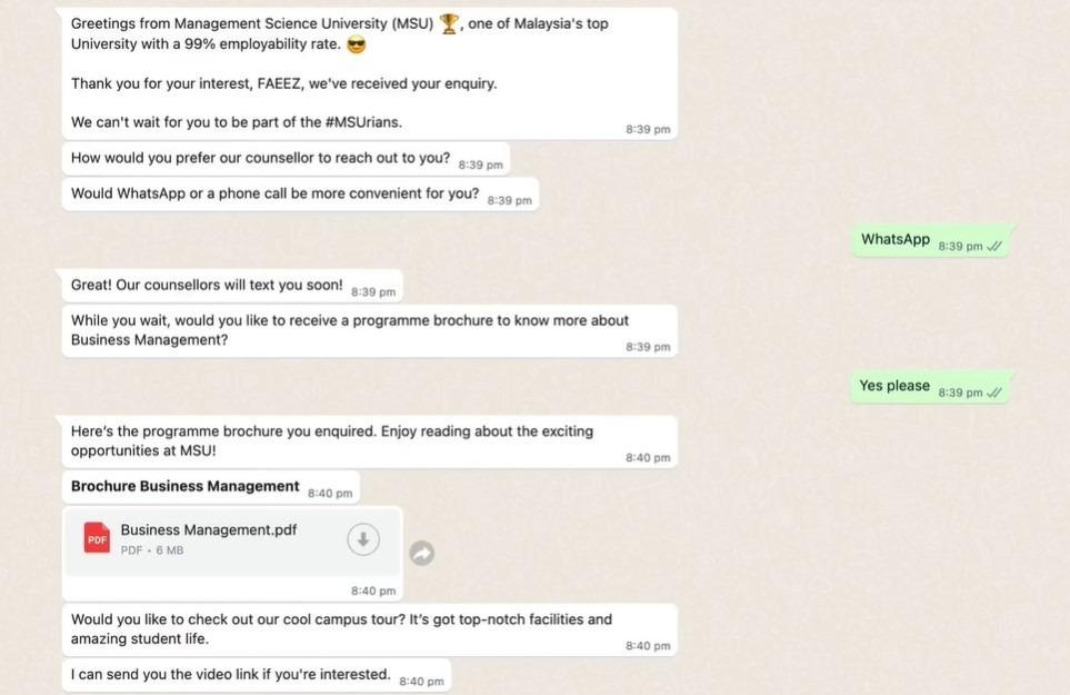 A graph showing a rapid increase in customer response rates after implementing an automated response system.