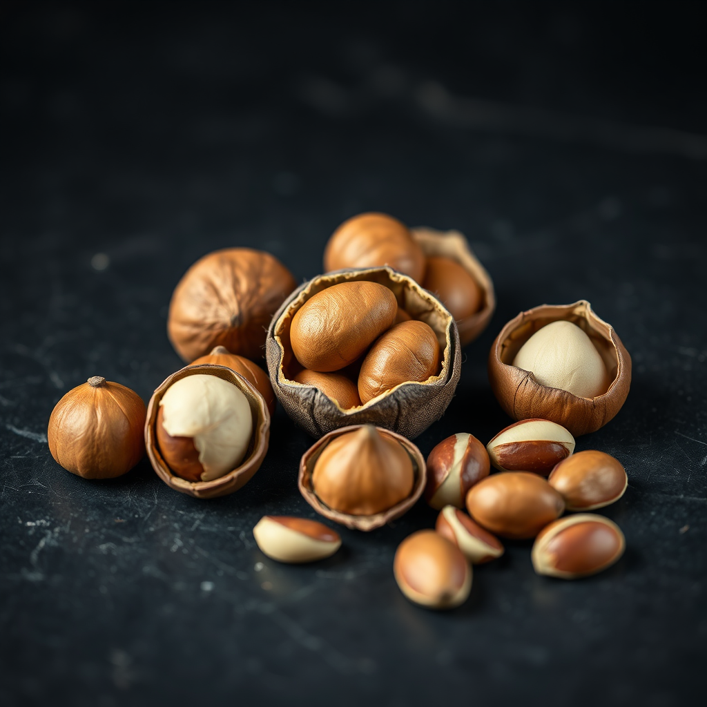 Premium Hazelnuts Display