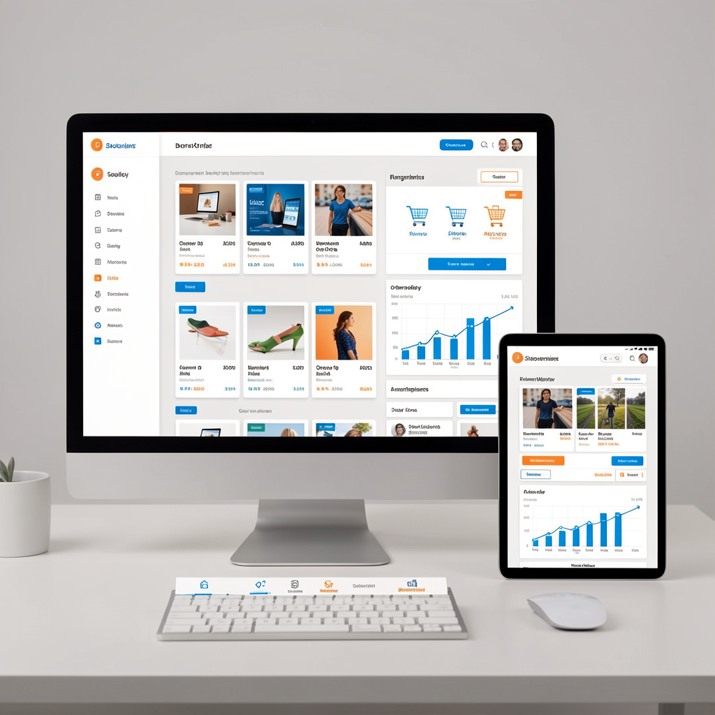 E-ticaret platformu ekranı