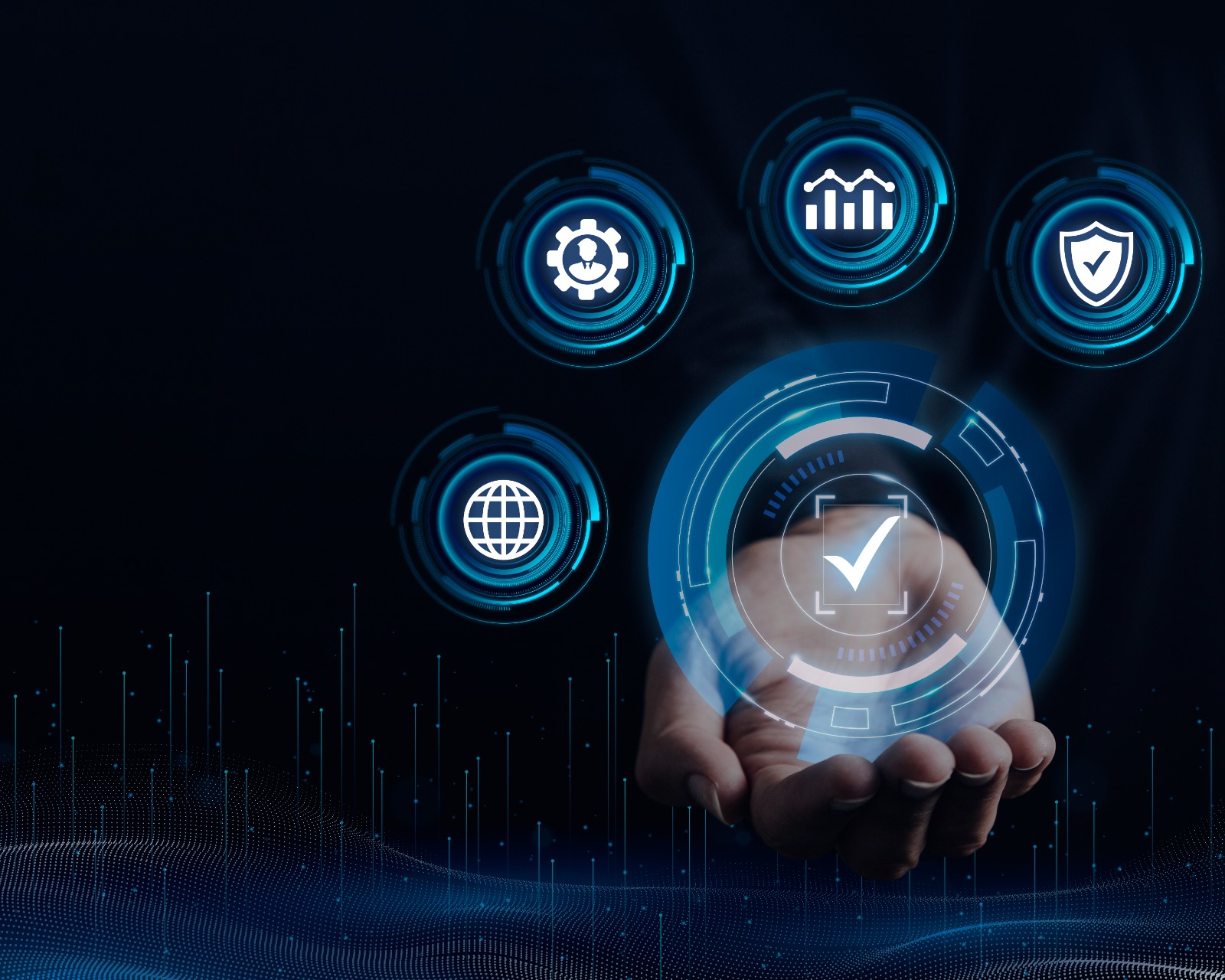 A visual representation of a seamless integration process. Digital interfaces connecting a Turkish e-commerce platform to the Ozon Global platform are displayed, highlighting the ease of data transfer and product listing. Style: Modern, clean, and technical. Colors: Blue and white, representing trust and technology. Technical specs: 4K resolution, clear and concise visuals.