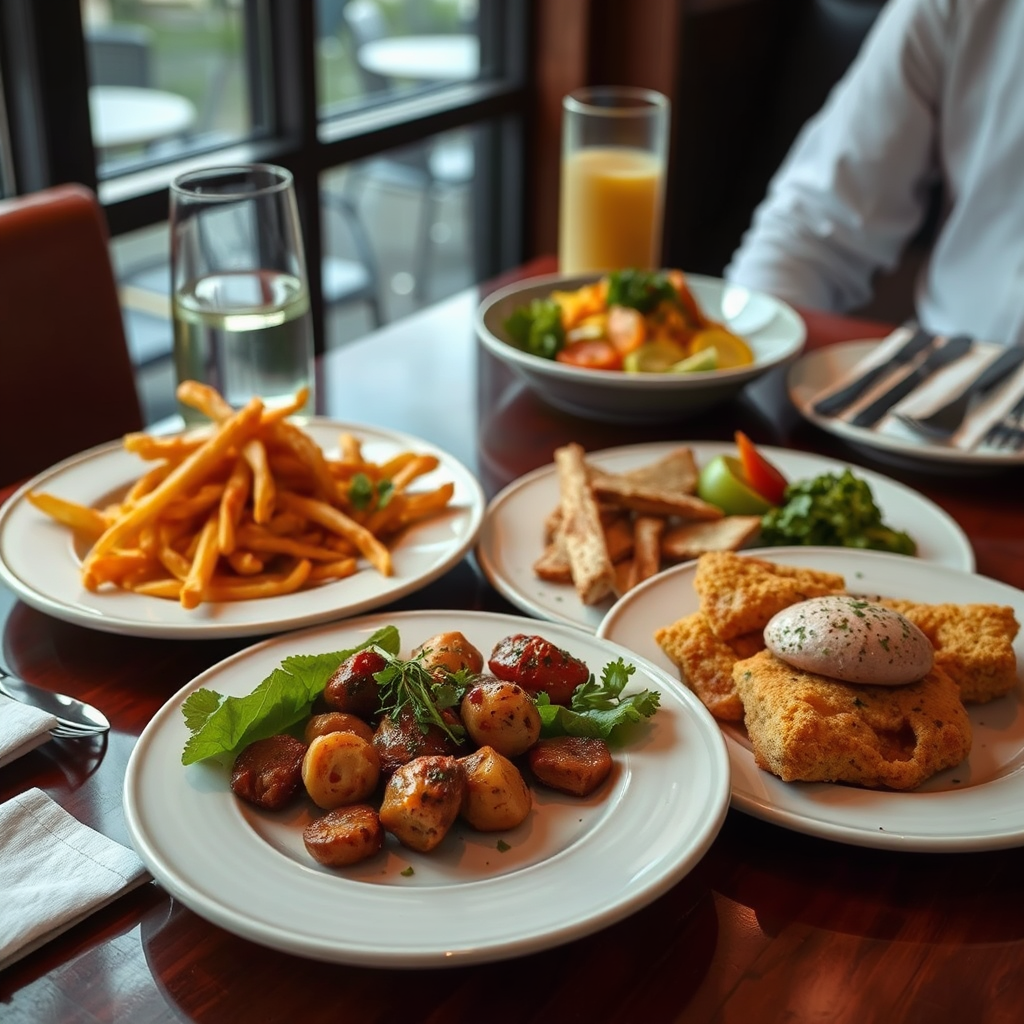 An elegant table setting with fine china, silverware, and crystal glassware. The arrangement should be precise and sophisticated, representing the importance of etiquette and attention to detail. Soft, ambient lighting to create a refined atmosphere. Technical specs: 4K resolution, photorealistic, macro detail.