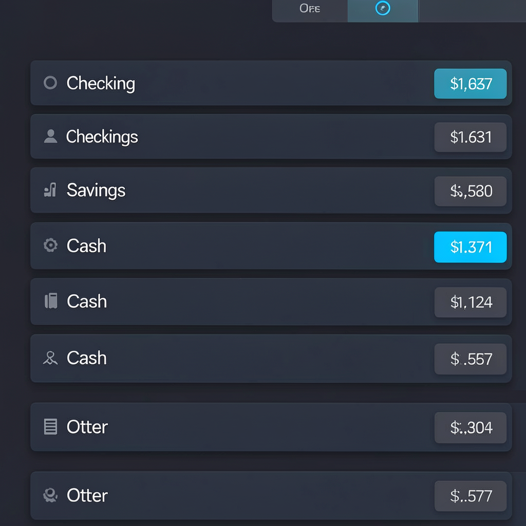 Accounts UI snippet