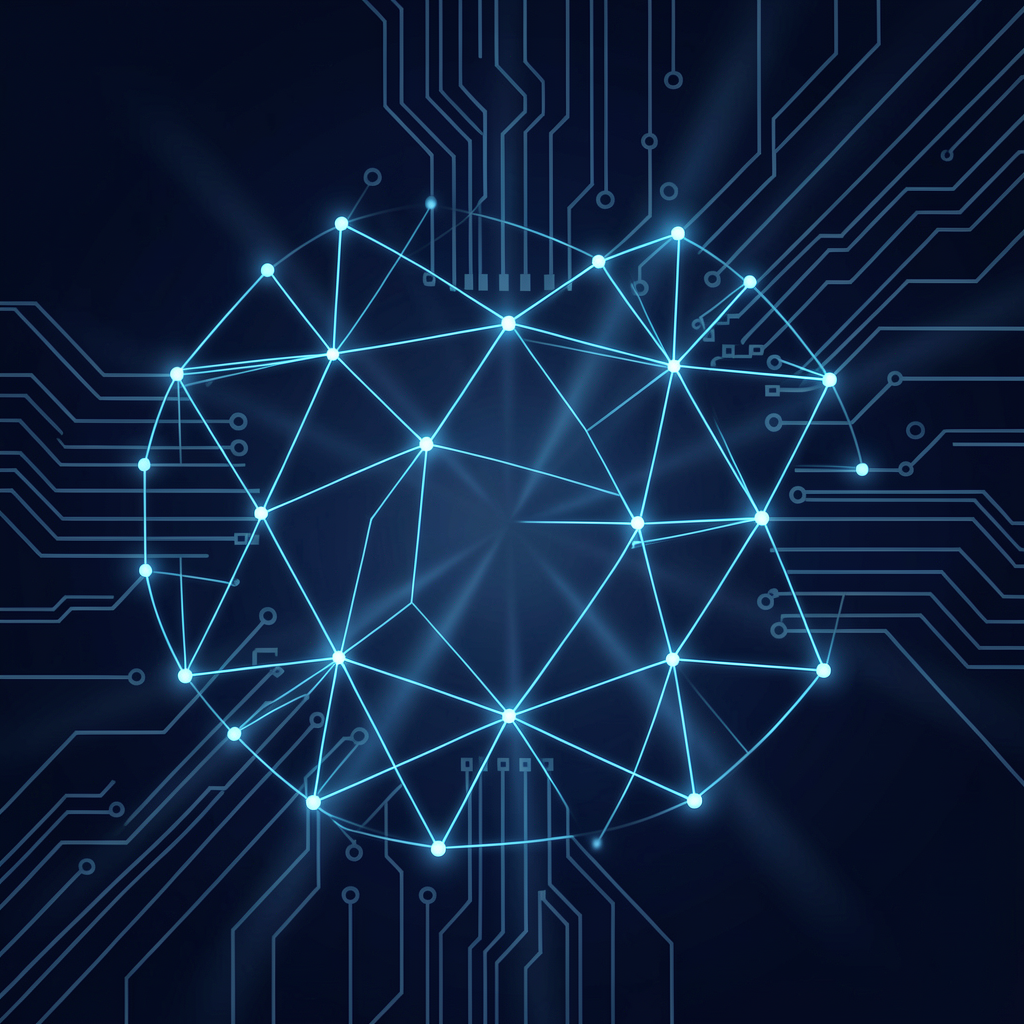 Abstract technological visualization
