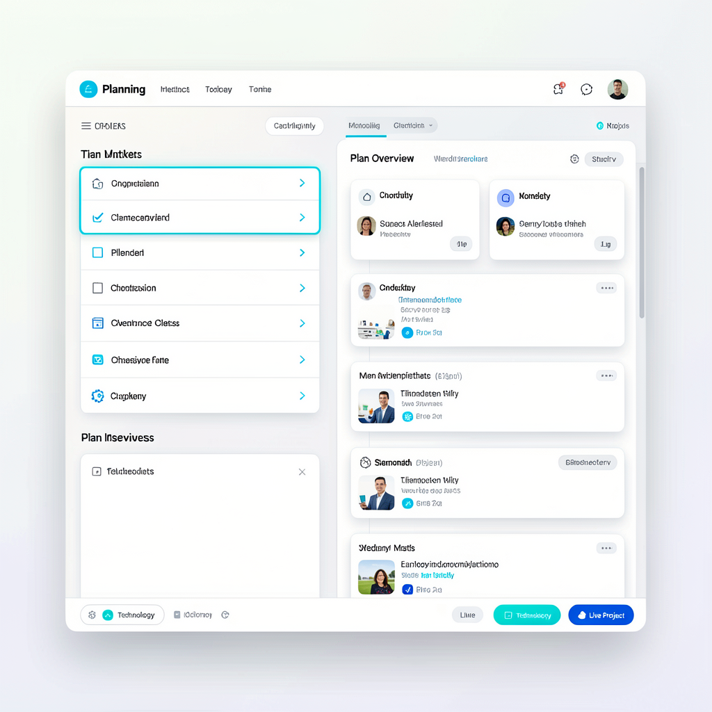 AI Website Launch Planner interface artwork