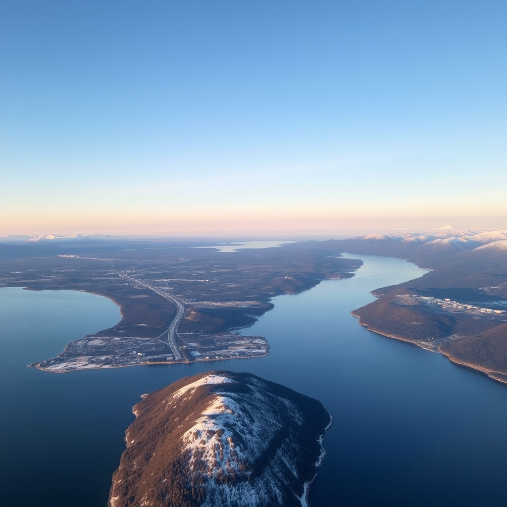Aerial Nordreisa geographical hub