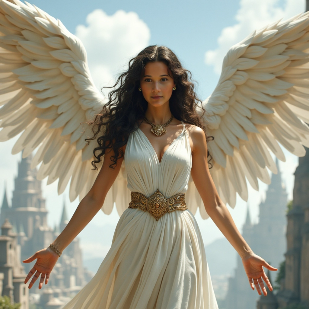 Design a visually stunning gallery layout for Ester Elin Lima Amdal's 'Artistic Expressions.' Imagine a modern art gallery, with her artwork displayed on pristine white walls. The artwork could include paintings, drawings, sculptures, and digital designs. Use a variety of lighting techniques to highlight the textures and colors of each piece. The gallery should feel sophisticated and inviting, showcasing her artistic talents in the best possible light. Add subtle details like artist's statements and behind-the-scenes photos to provide context and insight.