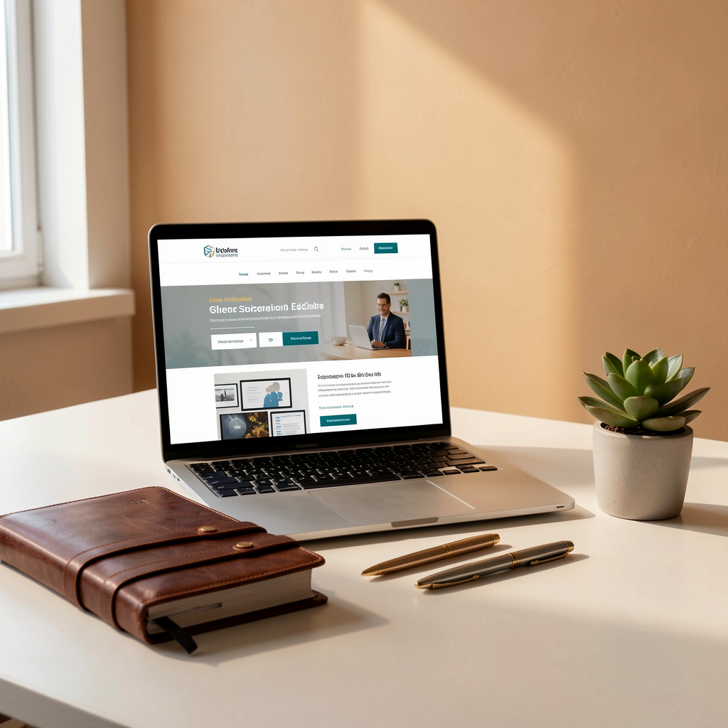 Business planning and professional workspace.