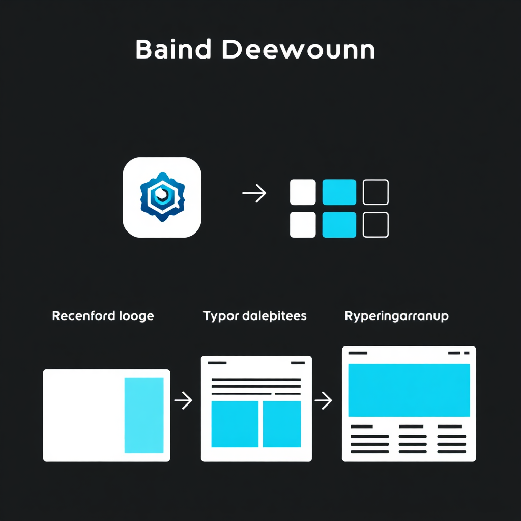 Visual representation of brand development