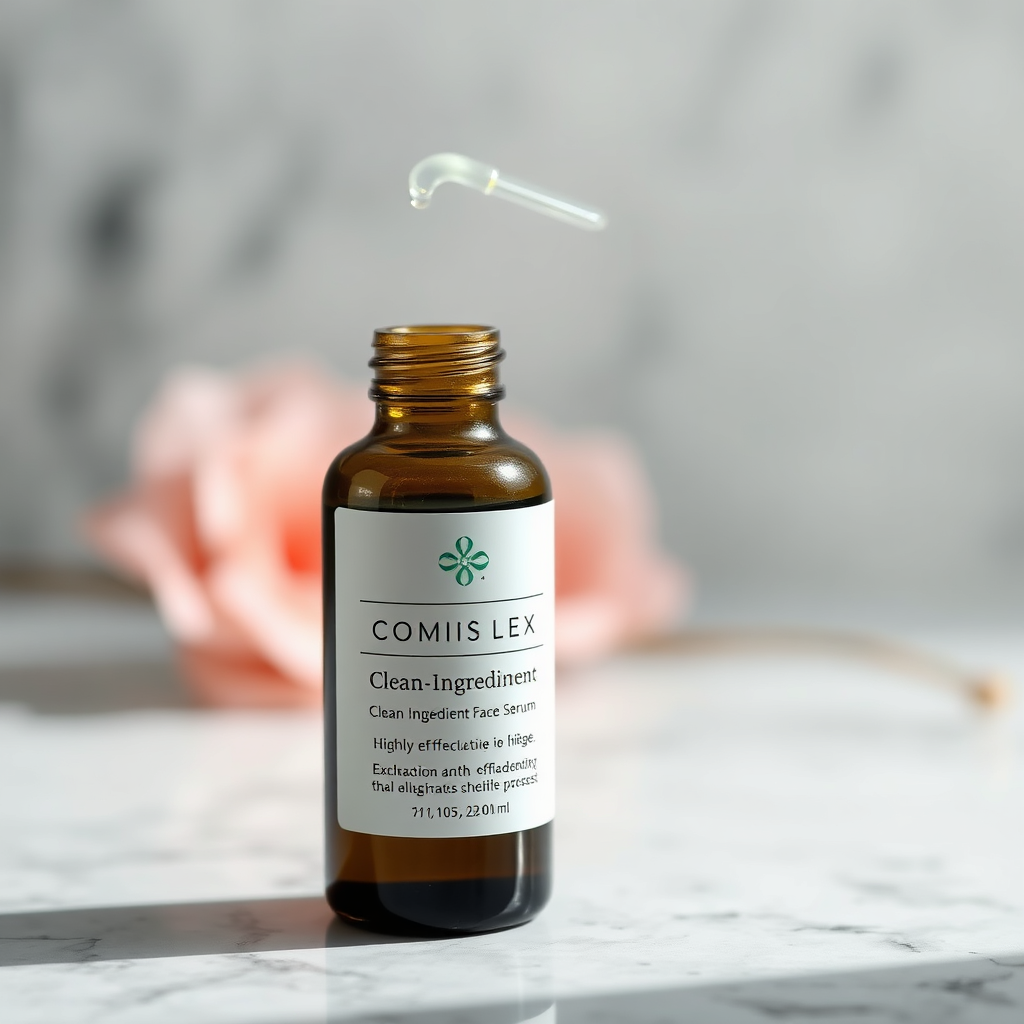Luxurious clean-ingredient face serum