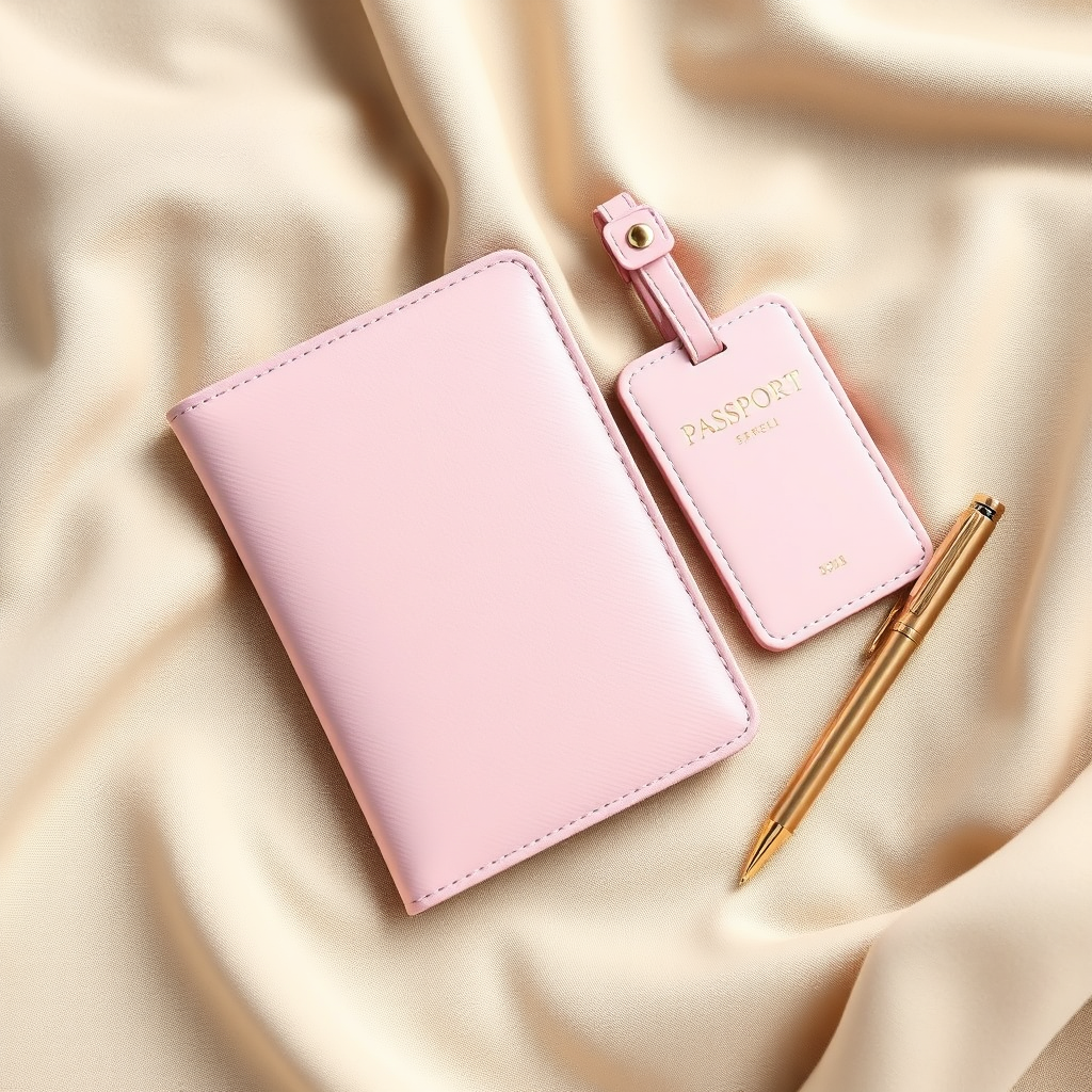 Luxury travel accessories set