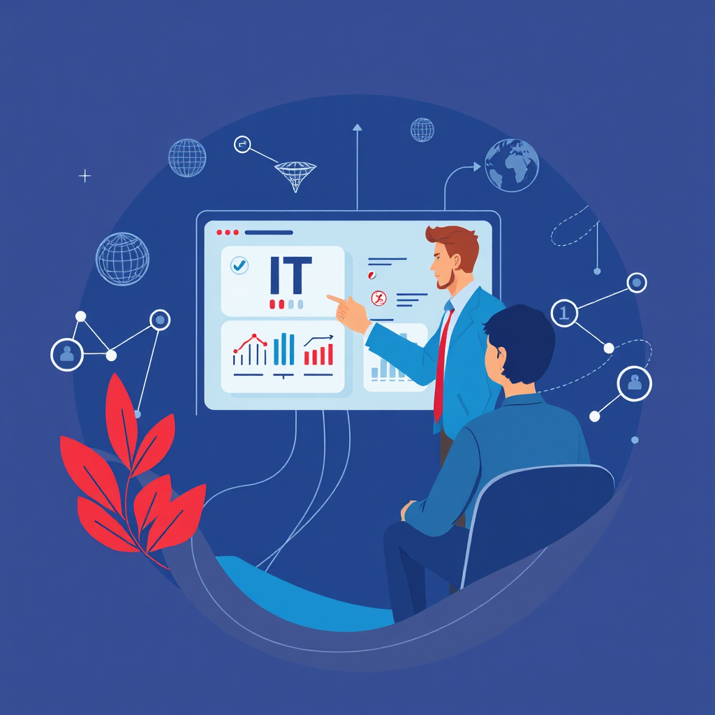 IT consulting illustration