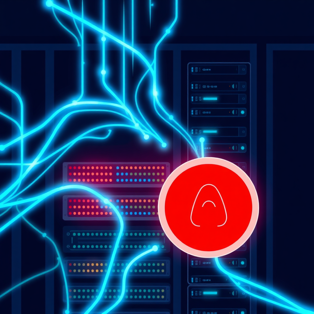 Network maintenance illustration