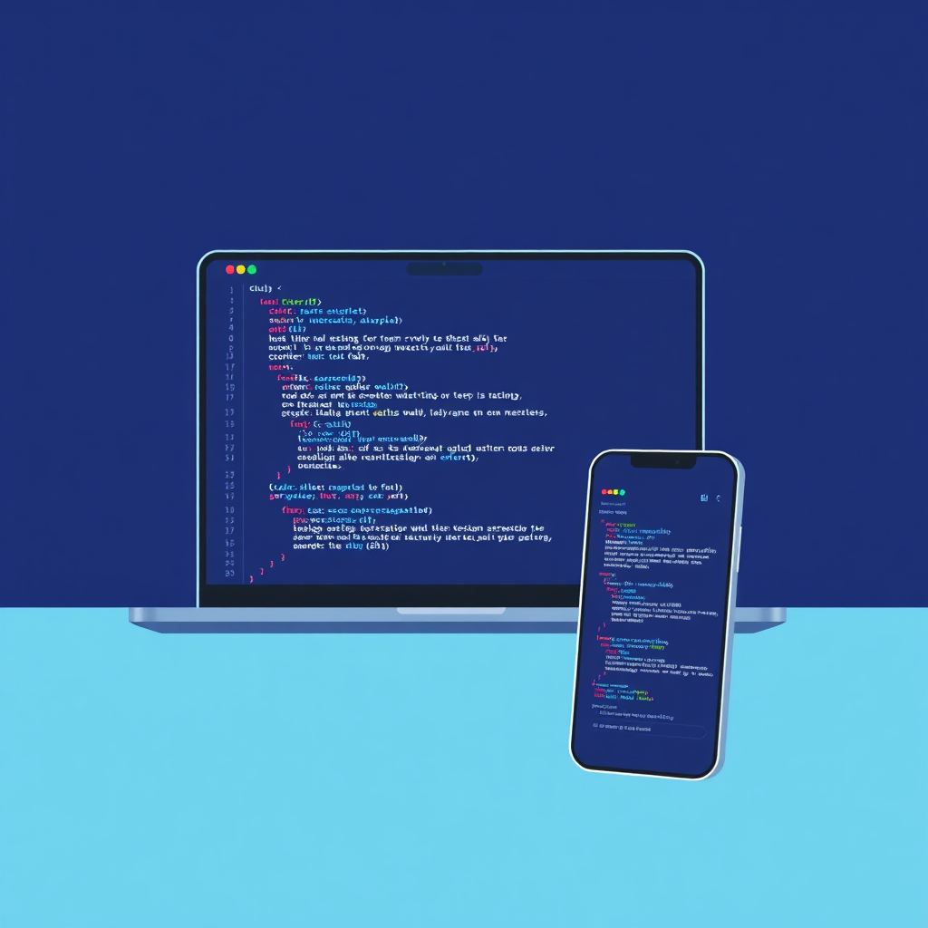 Web design illustration