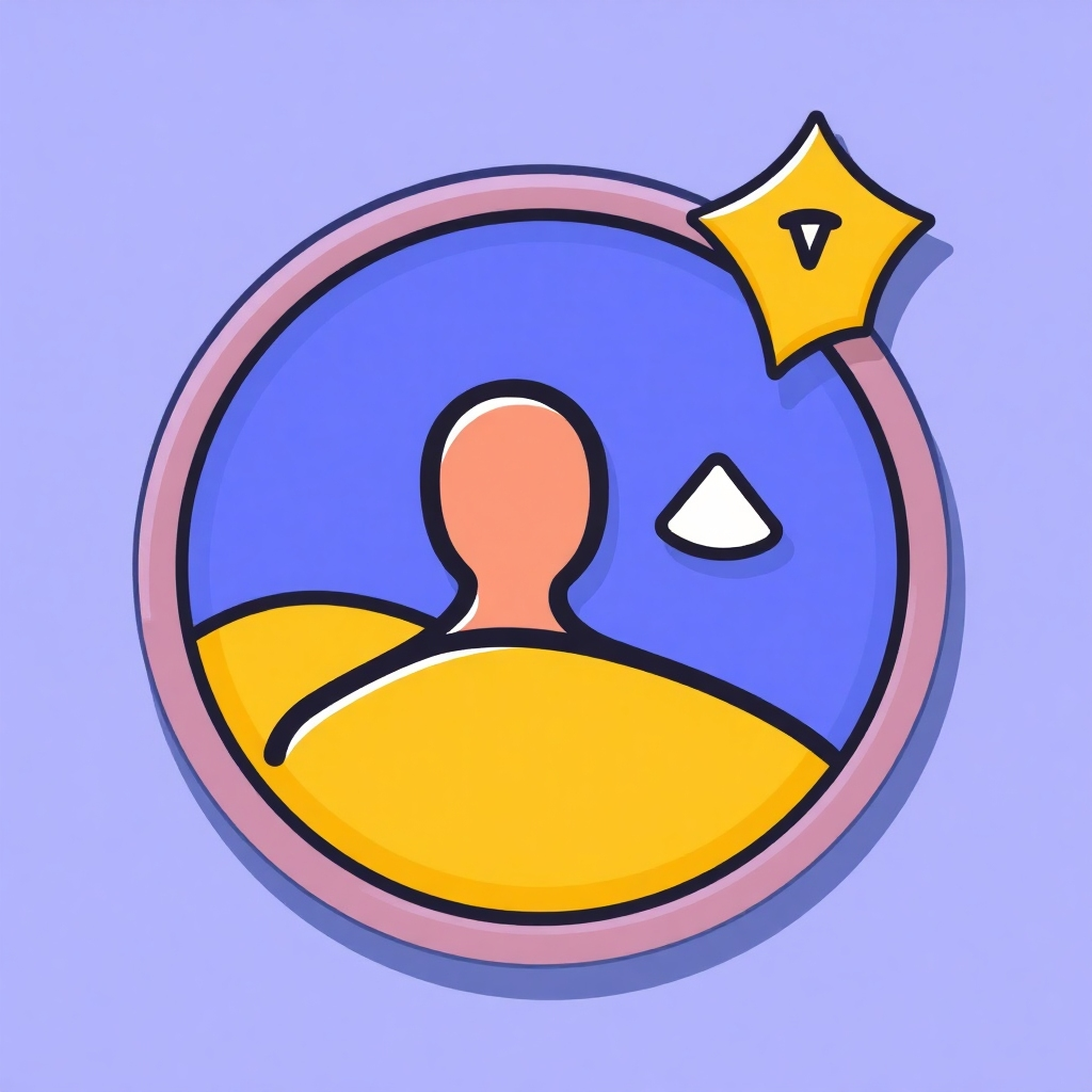 Stylized image: A Facebook icon linked to our page