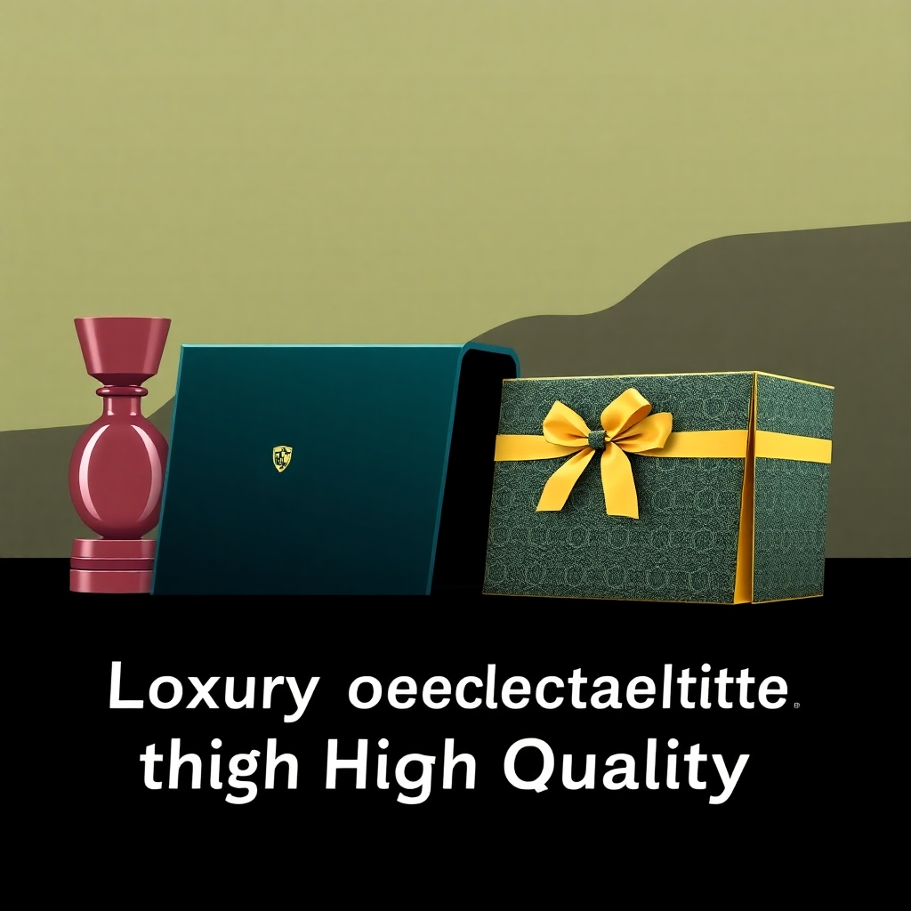 Stylized image: A graphic emphasizing luxury and the high-quality presentation the package offers.