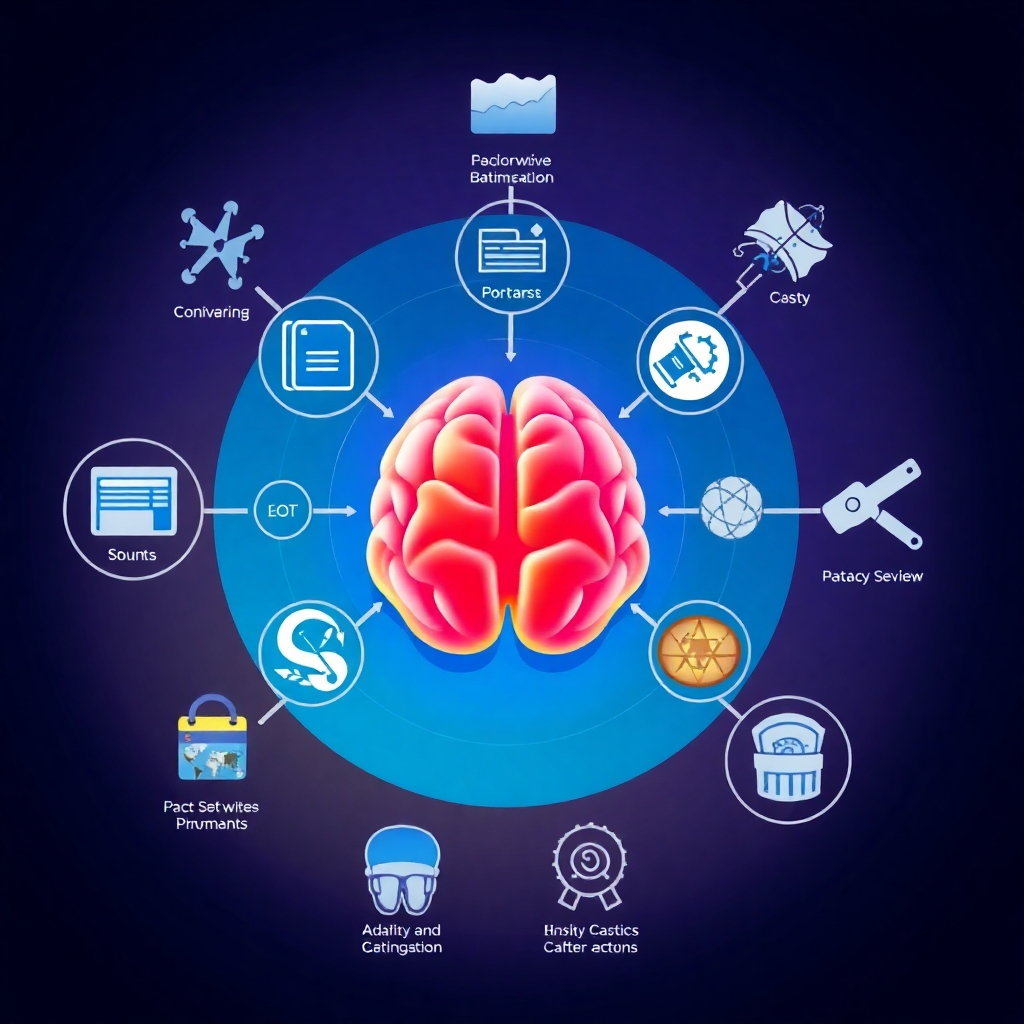 An image depicting various tools and processes, suggesting a professional and personalized approach to brainwave optimization, 4k resolution, high-quality.