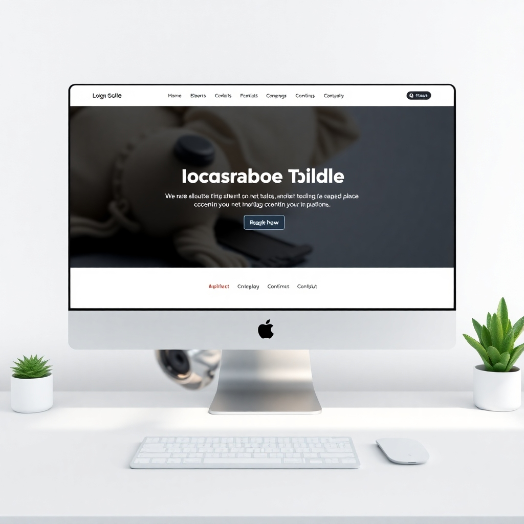 A photorealistic image of a clean and modern blog interface, well designed and ready to go. The lighting is bright and inviting.