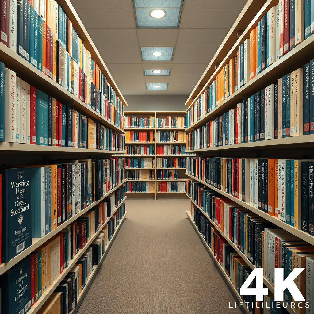 Create a visually appealing image showcasing a digital library with neatly organized e-books by Rev. George H. Stoddard. Use a perspective that allows viewers to see many titles at once. The color palette should be clean and modern. 4K, stylized.