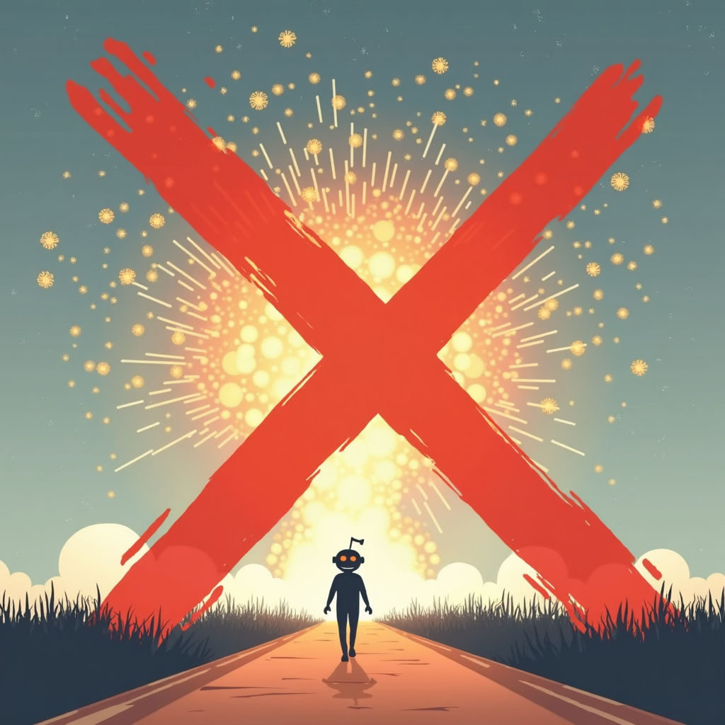 A photorealistic image of a Reddit ad campaign dashboard. The dashboard displays key metrics, such as impressions, clicks, and conversions. The image conveys a sense of data-driven advertising.