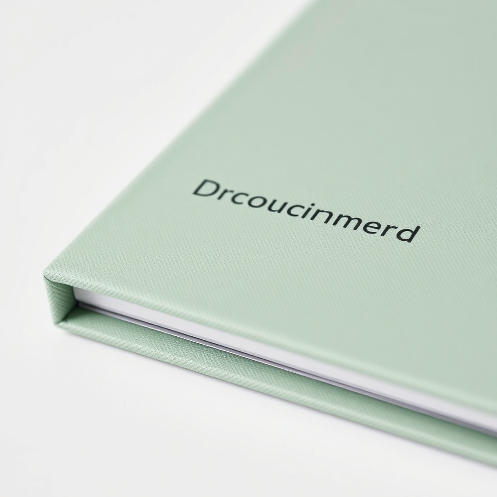 Close-up detail of the planner's elegant cover design.