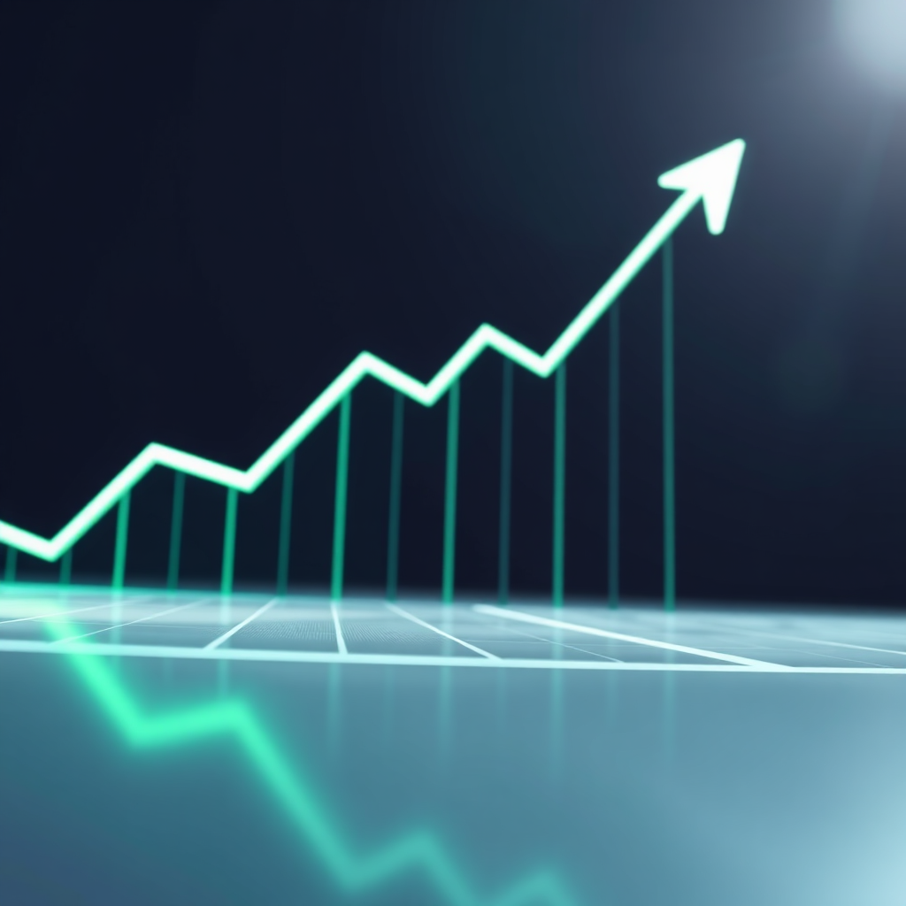 A stylized image representing exponential growth. Visualize a small plant rapidly growing into a large, thriving tree. The tree is laden with golden fruit, symbolizing the rewards of scaling. The background is a vibrant landscape with sunlight streaming through the branches. The overall style should be optimistic and forward-thinking, conveying the idea of rapid growth and abundant success. High quality, 4K resolution.