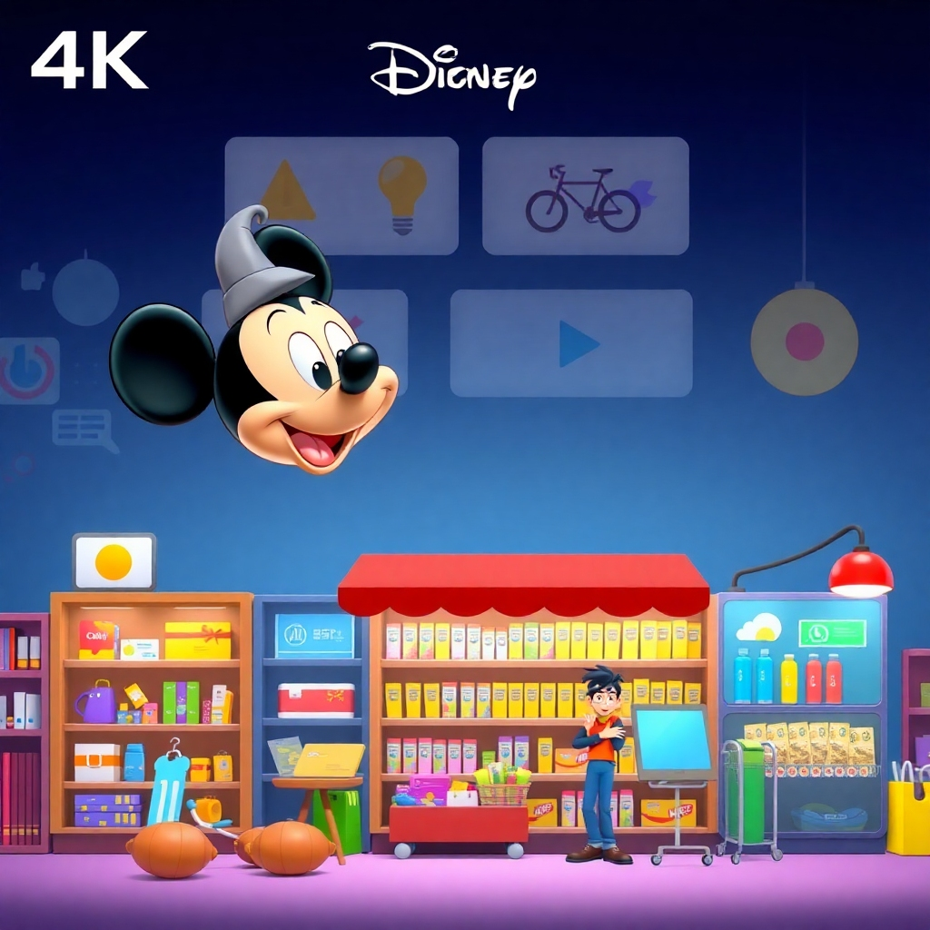 A photorealistic image showcasing different types of sales channels, from online marketplaces to physical stores. The image should be organized and visually appealing. High-quality image, 4K resolution. Style: A neatly organized display of options.