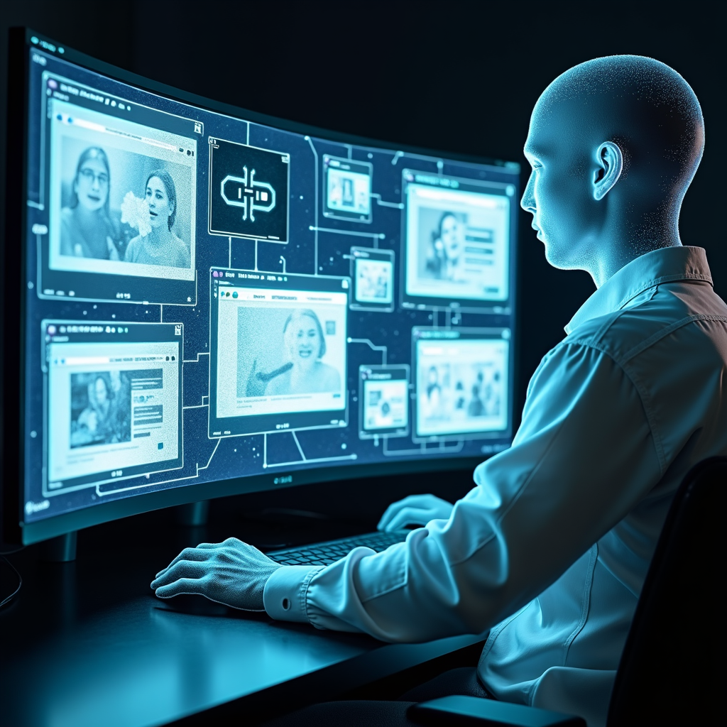 A surreal image of a perfectly ordered line of dominoes, with one domino unexpectedly transforming into a butterfly mid-fall. The background is a minimalist white space. Technical specs: 4K resolution, high quality, sharp focus.