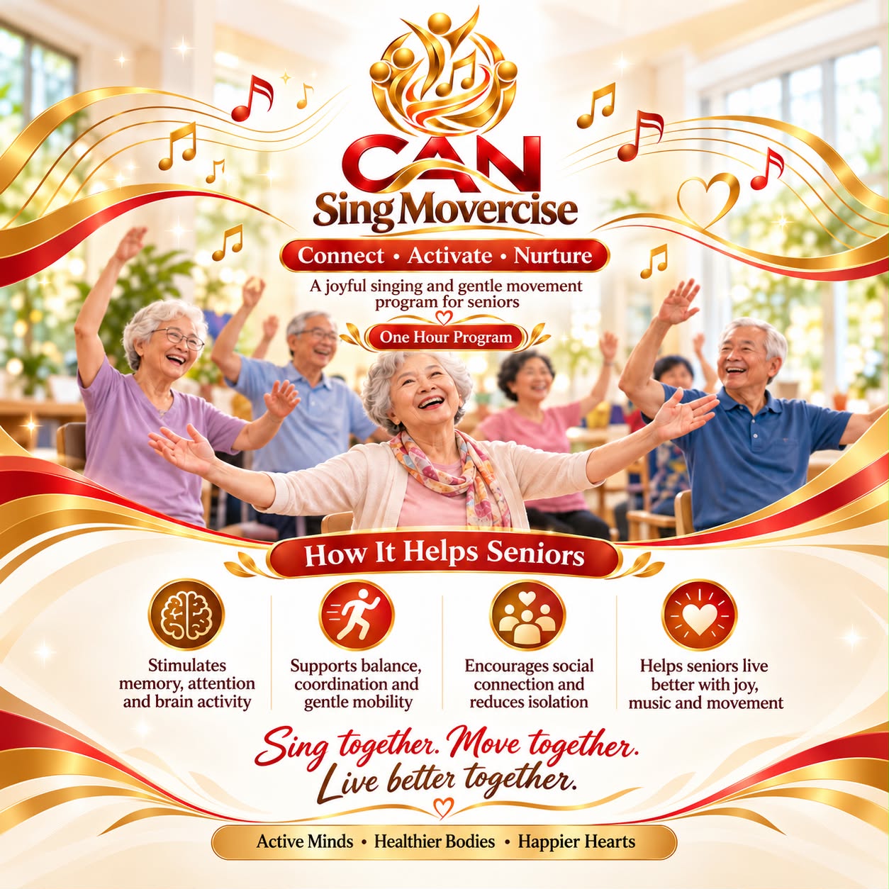 Seniors program poster