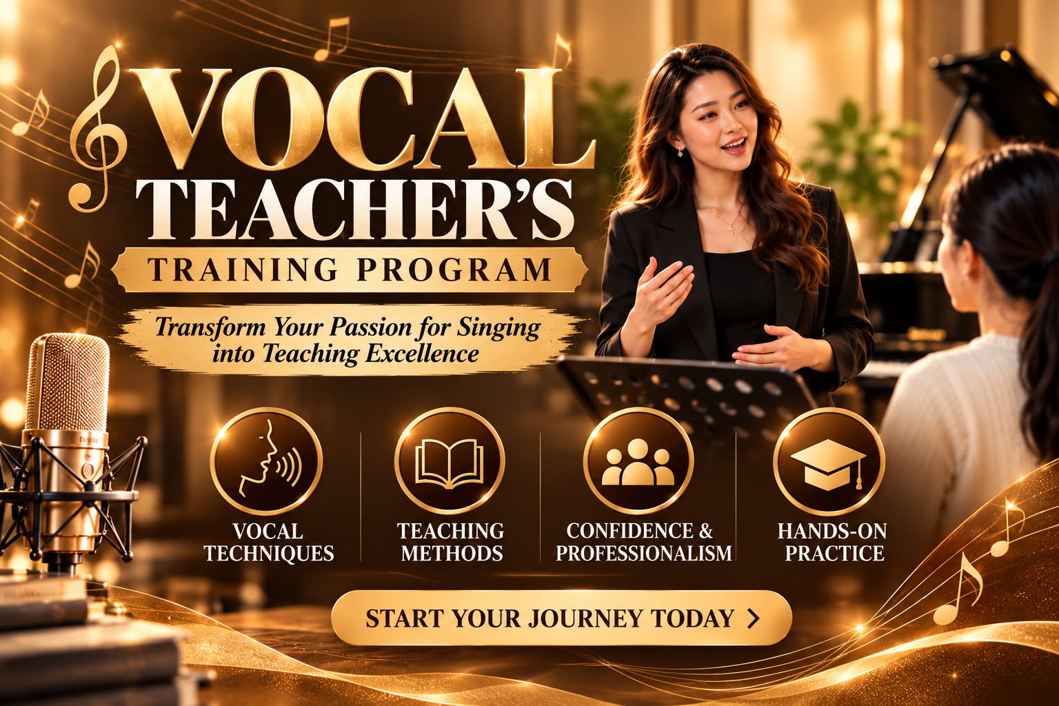 Vocal teacher's training program course