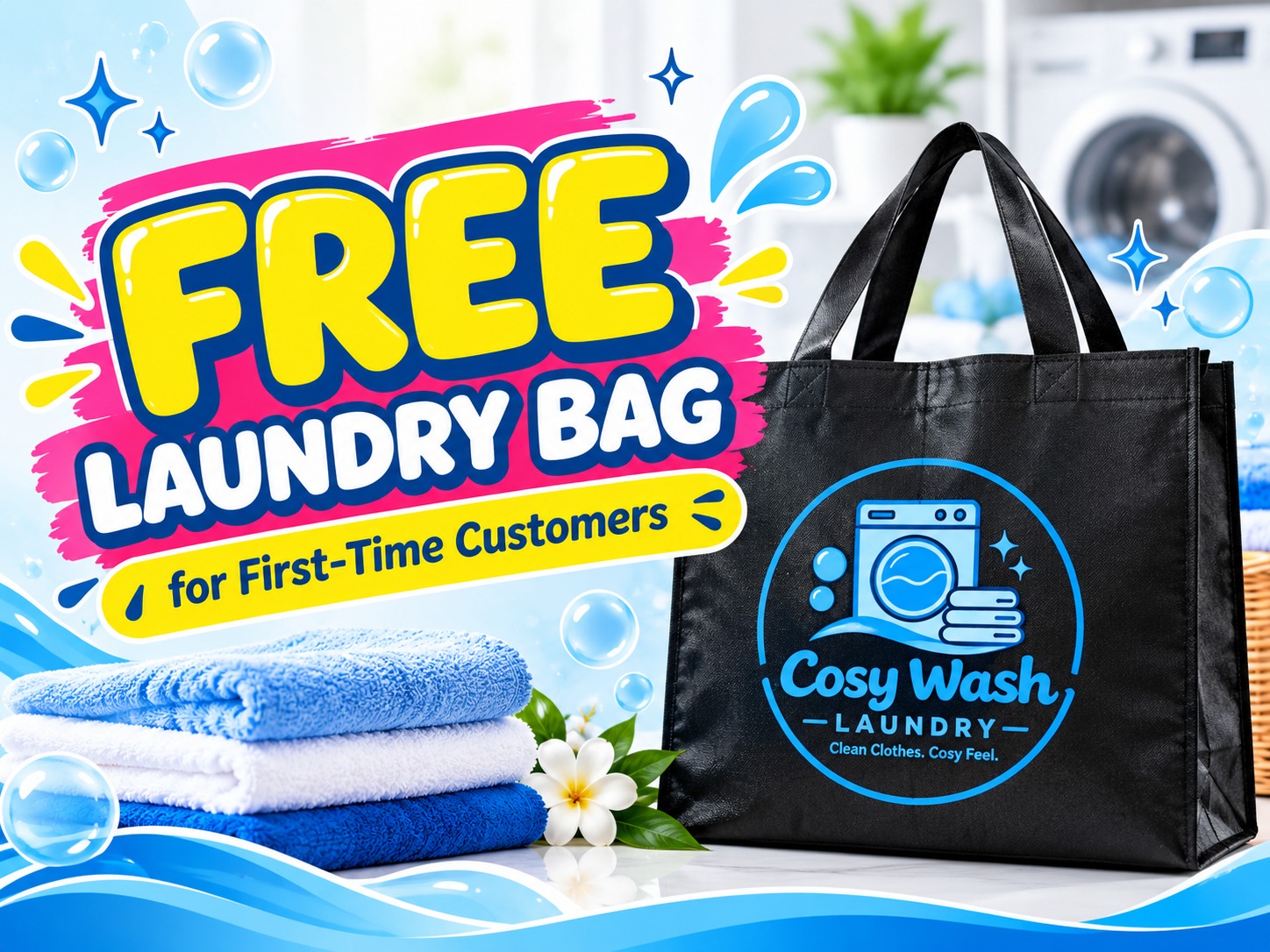 Free laundry bag promotion