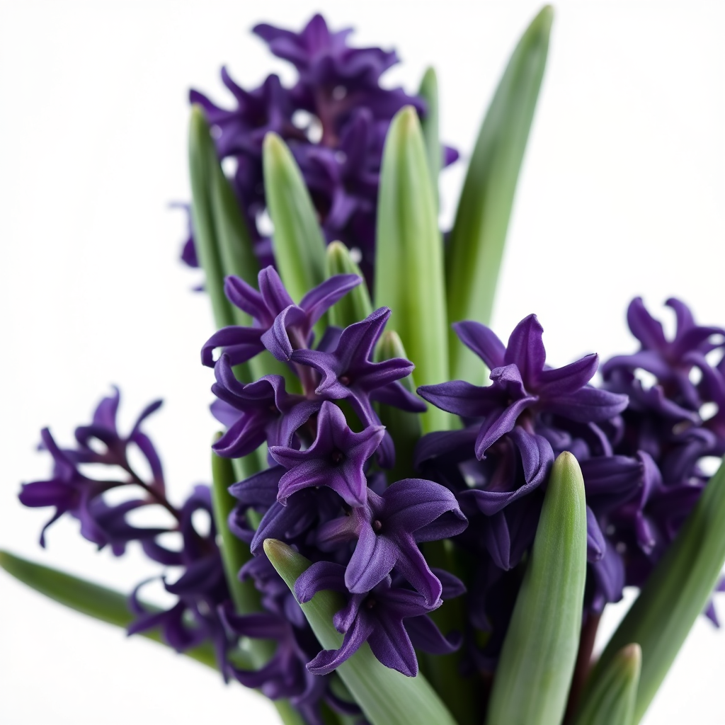 Purple hyacinths