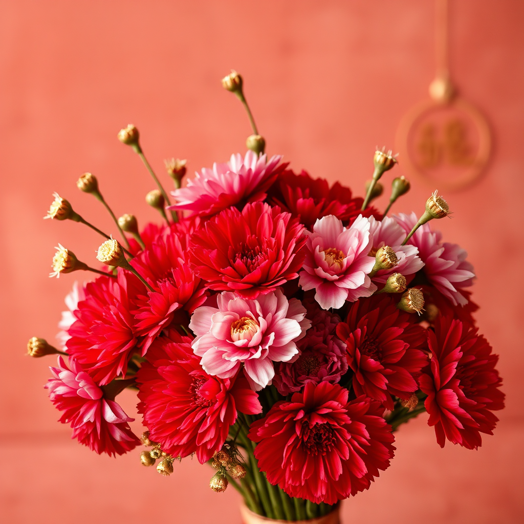 Red carnations