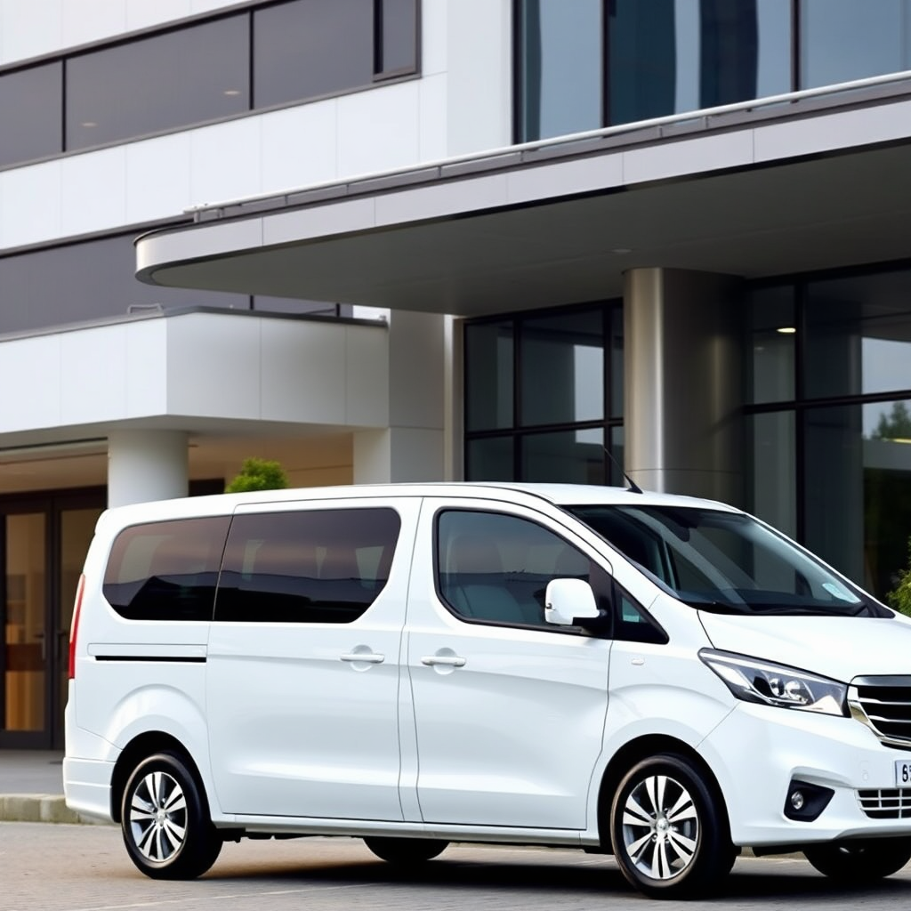 White Corporate MPV
